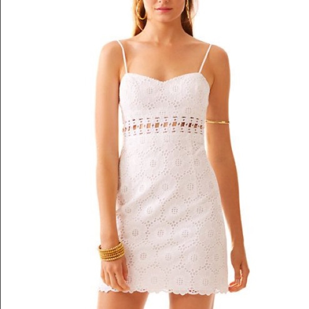 Lilly Pulitzer Sheena Eyelet Lace Detail Dress